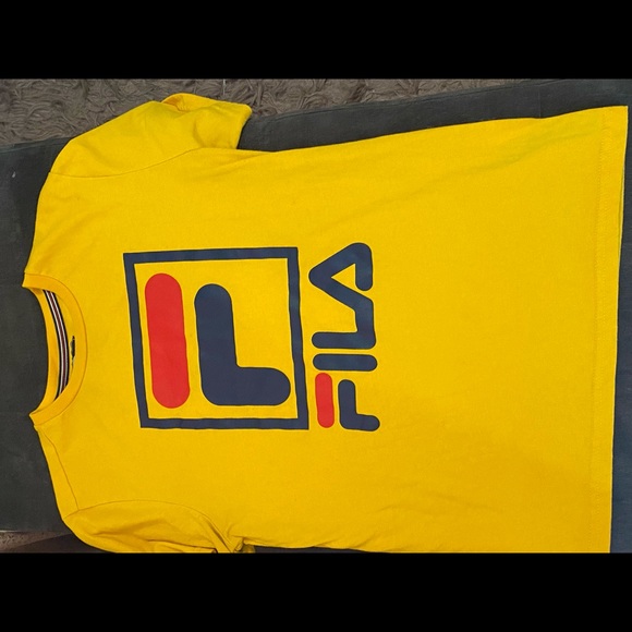 Mustard Fila Shirt - Picture 1 of 3